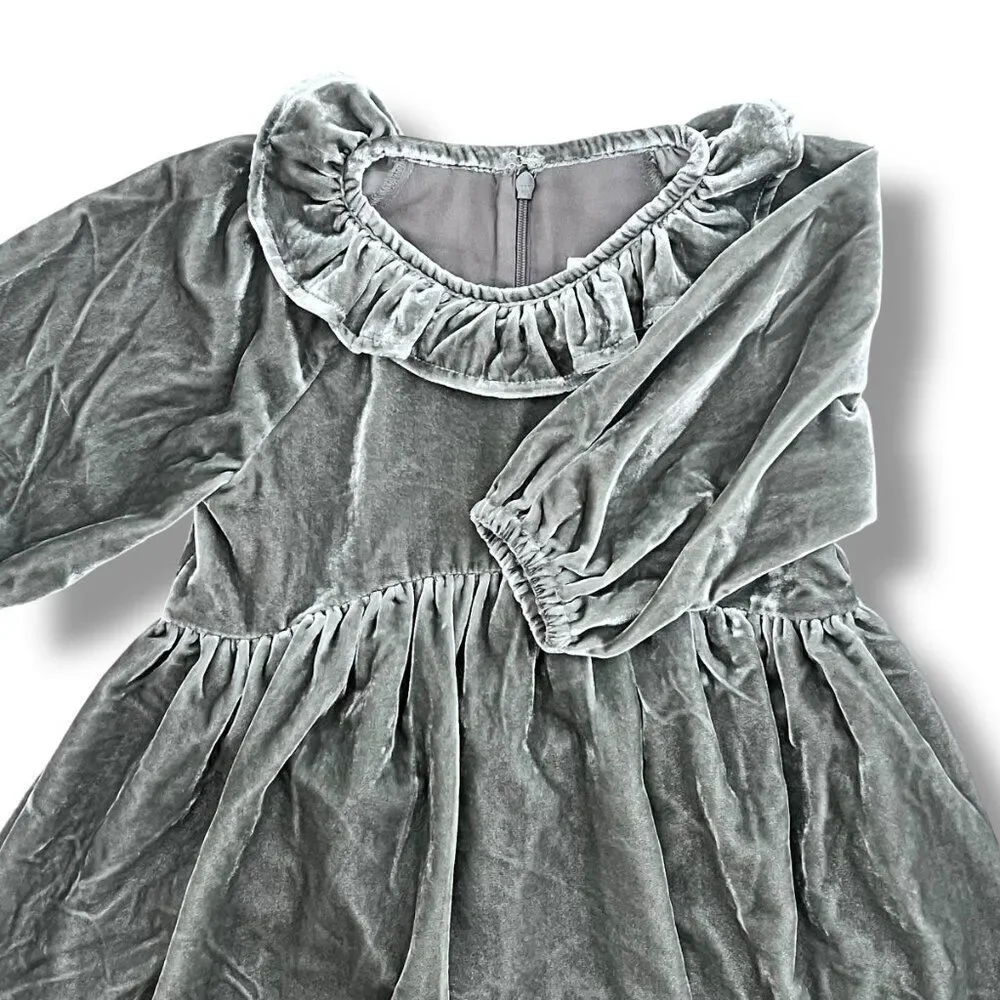 NEW! Noralee Adeline Dress with Bloomers in Pine Shimmery Green Hue Size 2